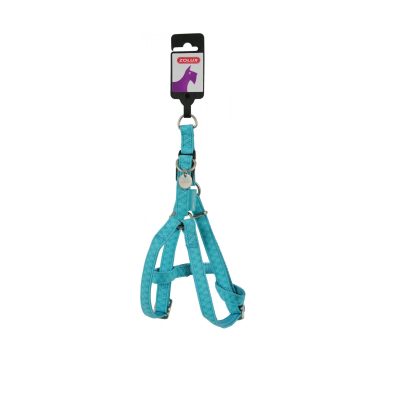 ZOLUX Szelki regulowane Mac Leather 10 mm kol. turkusowy