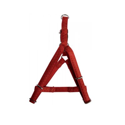 ZOLUX Szelki regulowane Mac Leather 15mm kol. czerwony