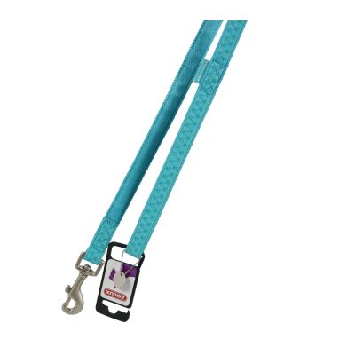 ZOLUX Smycz Mac Leather 15 mm/1,2 m kol. turkusowy