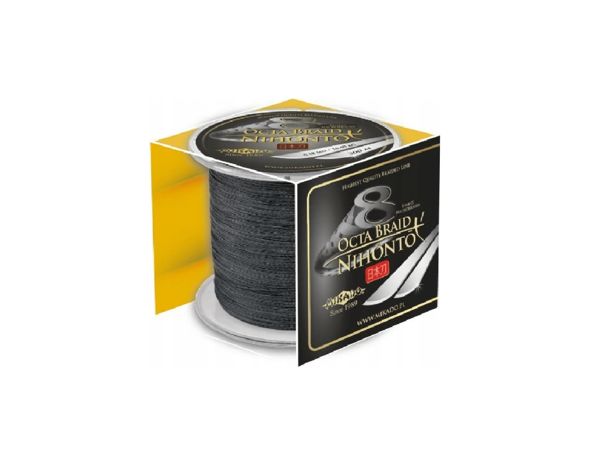 Mikado Plecionka Nihonto OCTA Black 0,10mm/300m 7,75kg