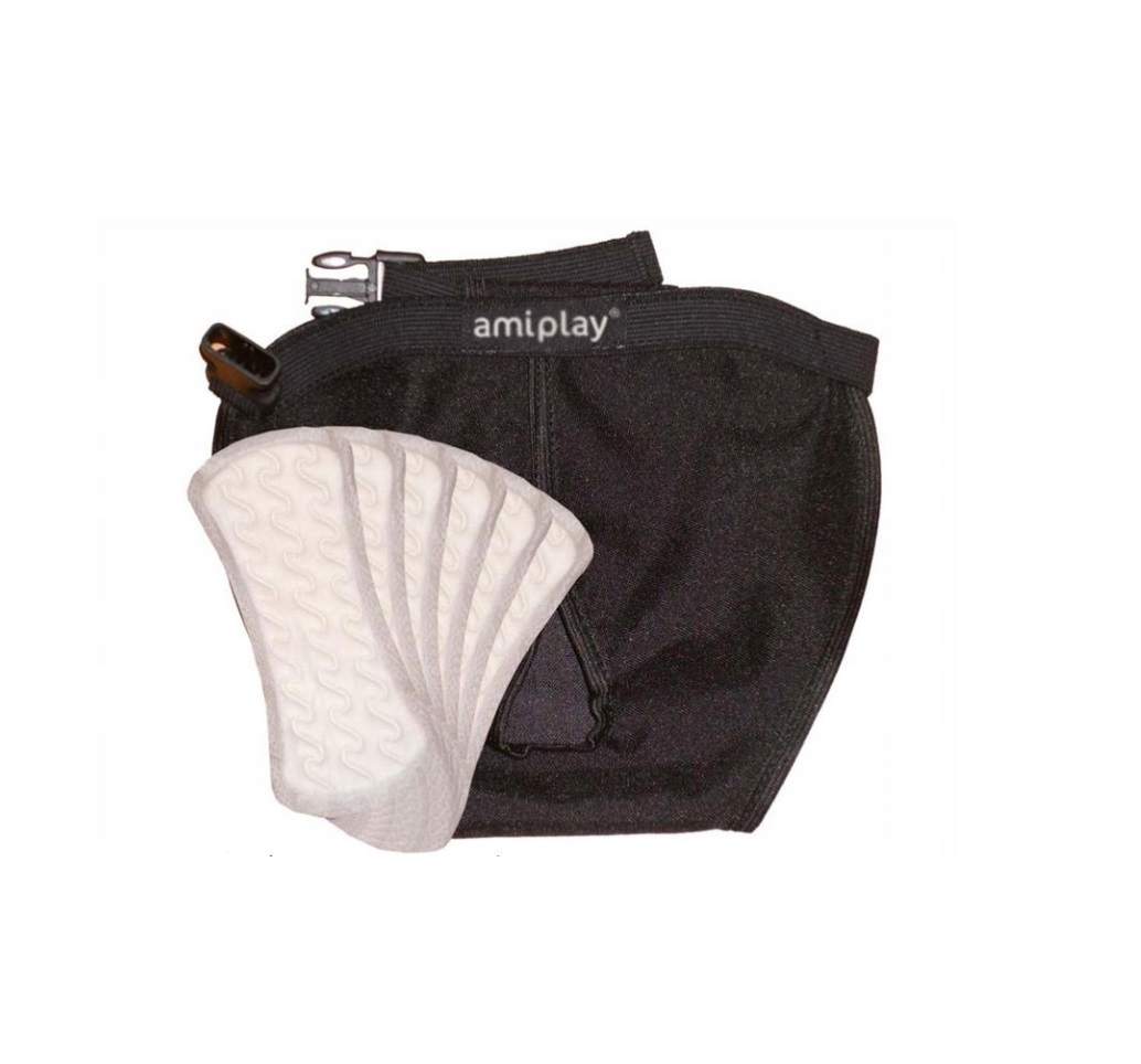 Amiplay majtki na cieczkę czarne N5 L
