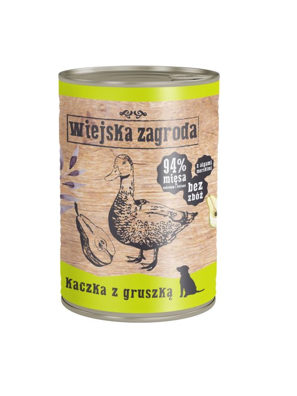 Wiejska Zagroda Kaczka z gruszką 400g