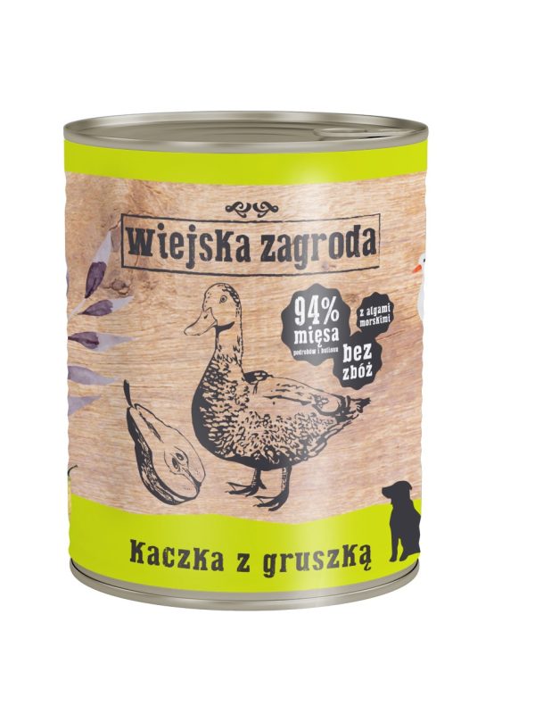 Wiejska Zagroda Kaczka z gruszką 800g
