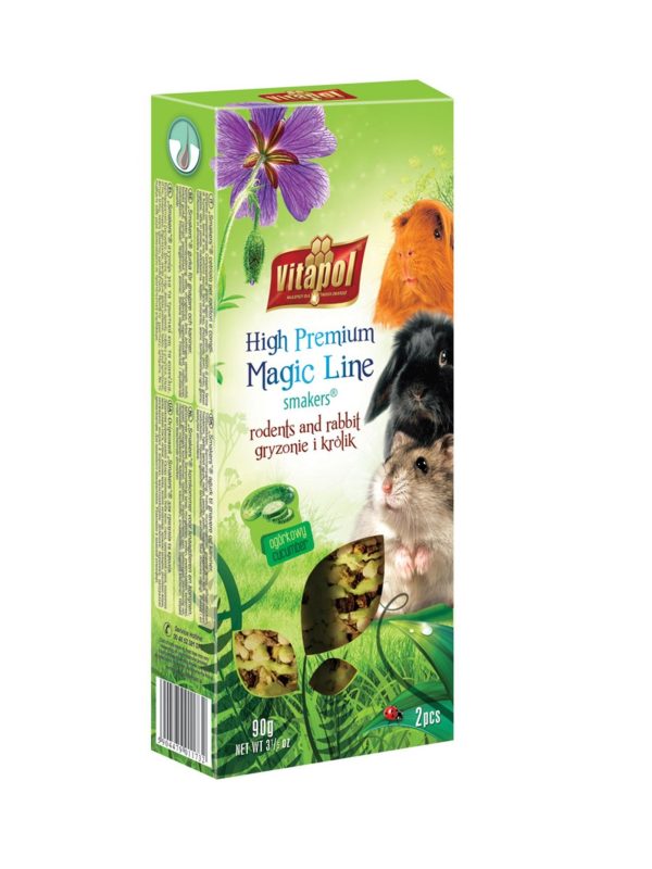 Smakers Magic ogórkowy dla gryzoni i królika 90g/2szt.