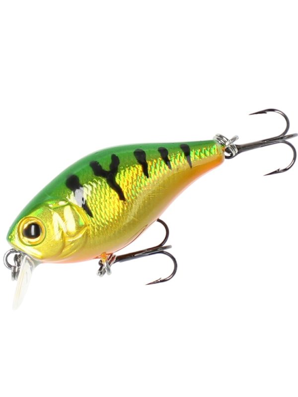 MIKADO WOBLER FISHUNTER BOLD HEAD 4cm/FIRETIGER PŁYWAJĄCY