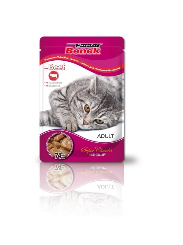Super Benek Saszetka Adult Wołowina 100g