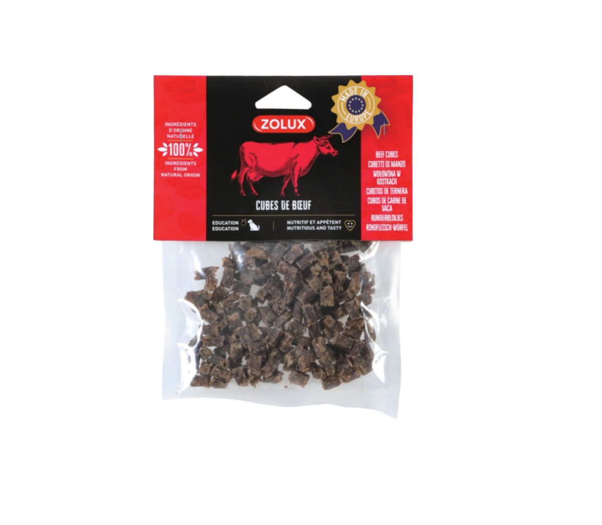 ZOLUX Małe kostki wołowe 100g