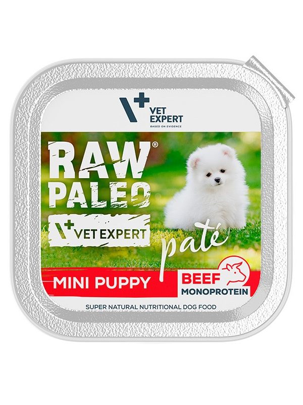 Raw Paleo Pate Mini Puppy Beef 150g