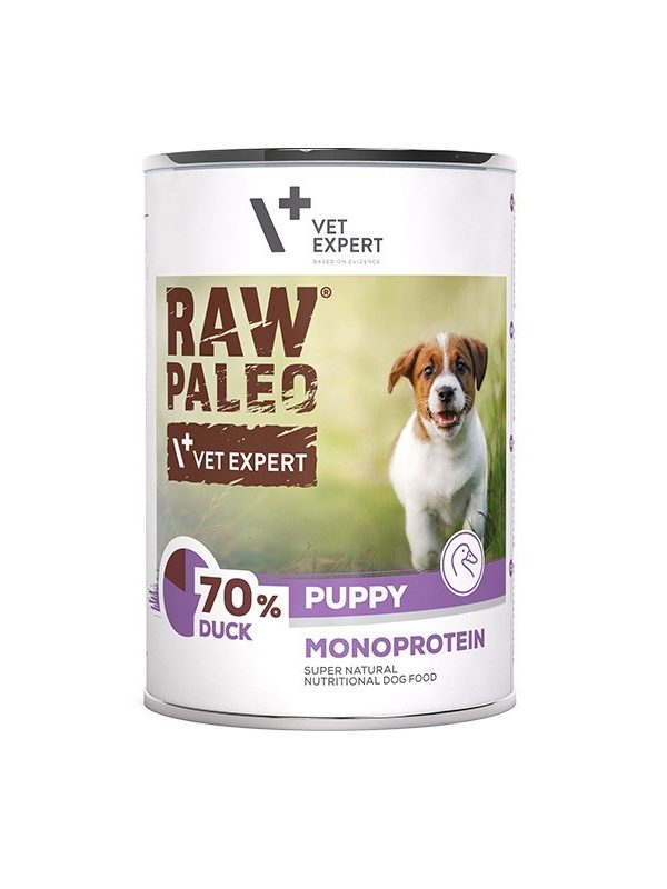 Raw Paleo Puppy Monoprotein Kaczka 400g