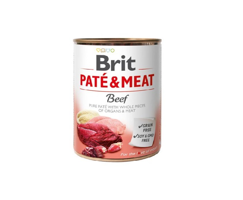 BRIT PATE & MEAT BEEF 800G