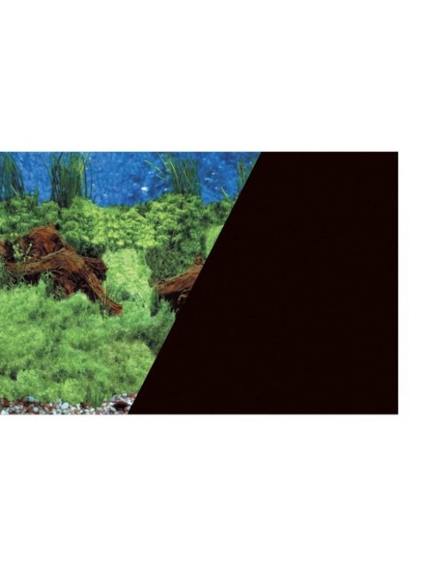ZOLUX Tło akwariowe dwustronne 30 x 40 cm korzeń/czarne