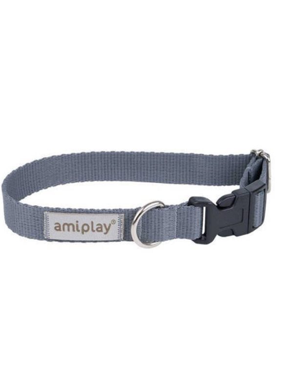 AmiPlay Obroża Samba S Szara
