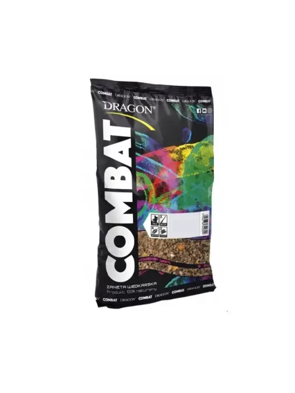 Zanęta Dragon Combat Allround 1kg Wanilia Czerwony Robak