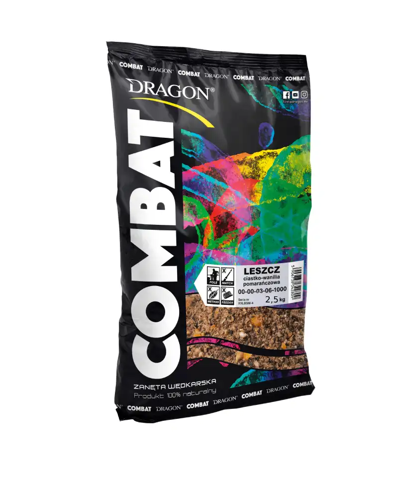 1dec2f33596ec7dd780c5ede1425c07b.webp Zanęta Combat leszcz ciastko-wanilia /pomarańczowa 2,5kg