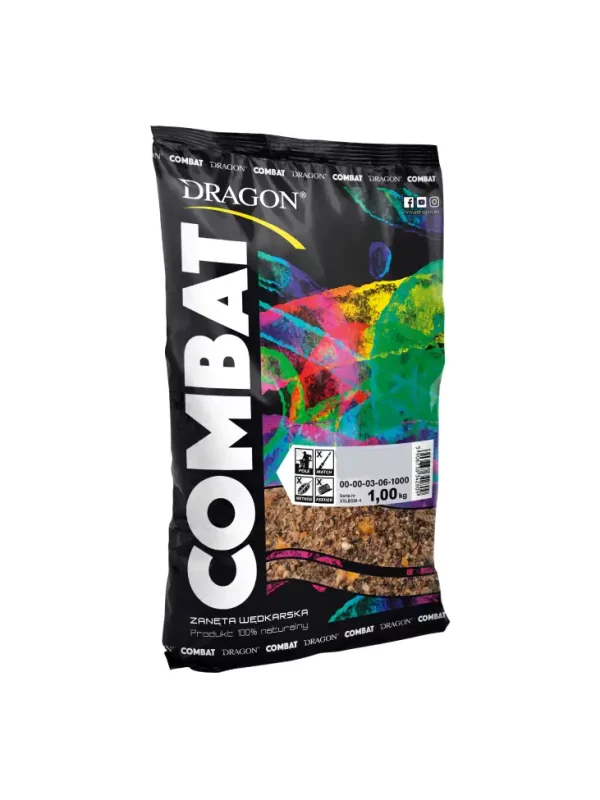 Zanęta Combat płoć  anyż piernik /czarna 1kg