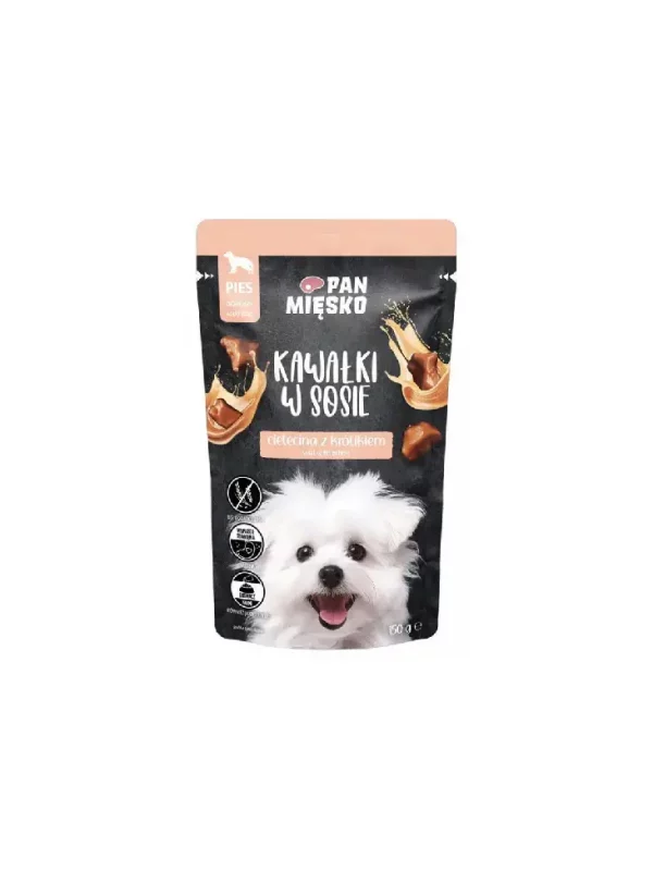 Pan Mięsko pies cielęcina z królikiem 150g