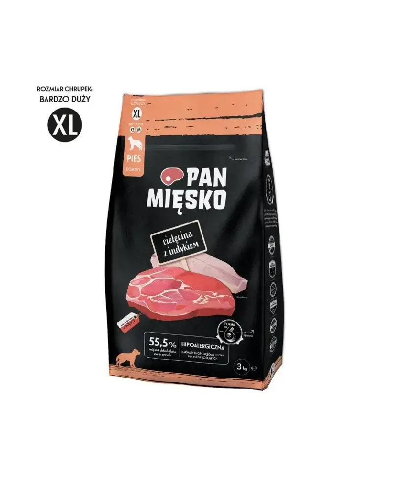Pan Mięsko cielęcina z indykiem XL 3kg