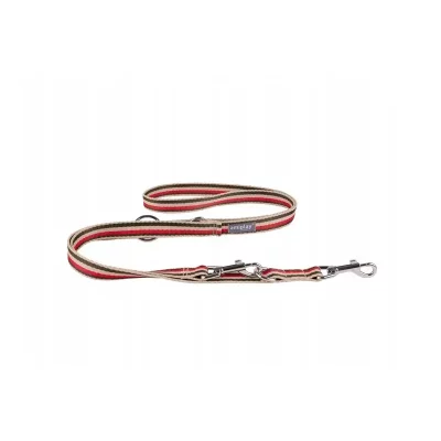 amiplay Smycz przepinana 6in1 Popular 100-200cm L Czerwono-oliwkowa