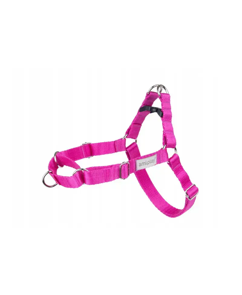 Szelki Easy Go Samba L Różowe