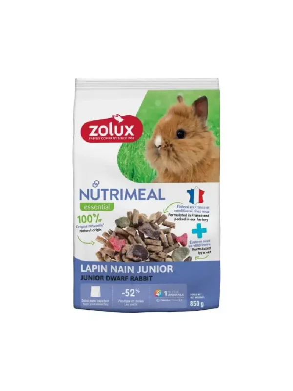 ZOLUX Karma mieszanka dla królika miniaturki junior NUTRIMEAL 4 850g
