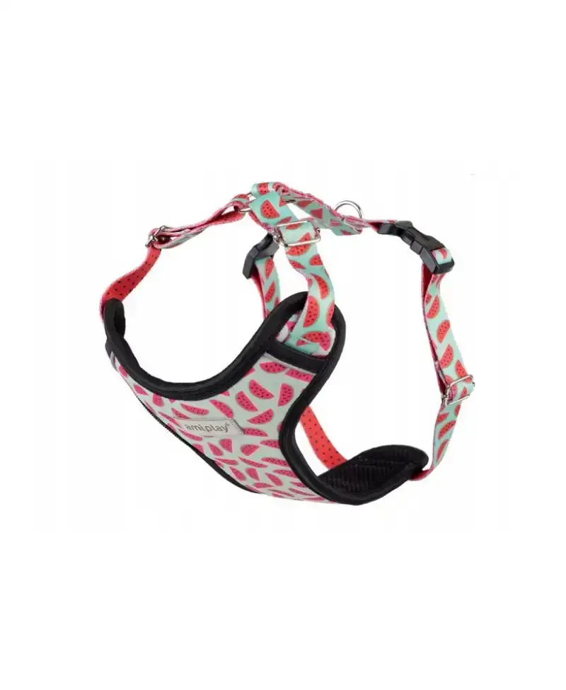 Szelki Discovery BeHappy M Watermelon