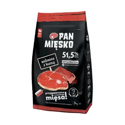 Pan Mięsko Wołowina z koziną M 3kg