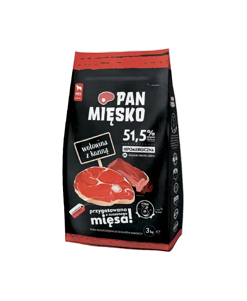 Pan Mięsko Wołowina z koziną M 3kg