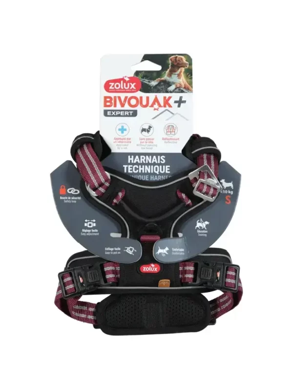 ff725af62e8ff2c2265d2626157159c0.webp Szelki dla psa BIVOUAK S czerwone