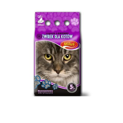 Żwirek Miluś Lawenda 5l