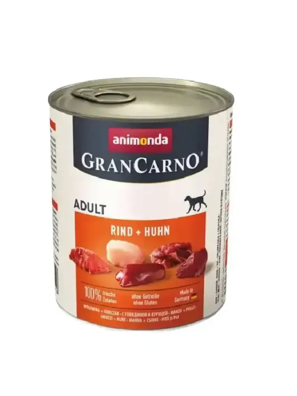 Animonda Gran Carno Adult wołowina z kurczakiem  800g