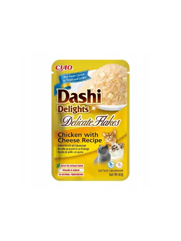 Inaba Dashi Delights Flakes Chicken Cheese 40g