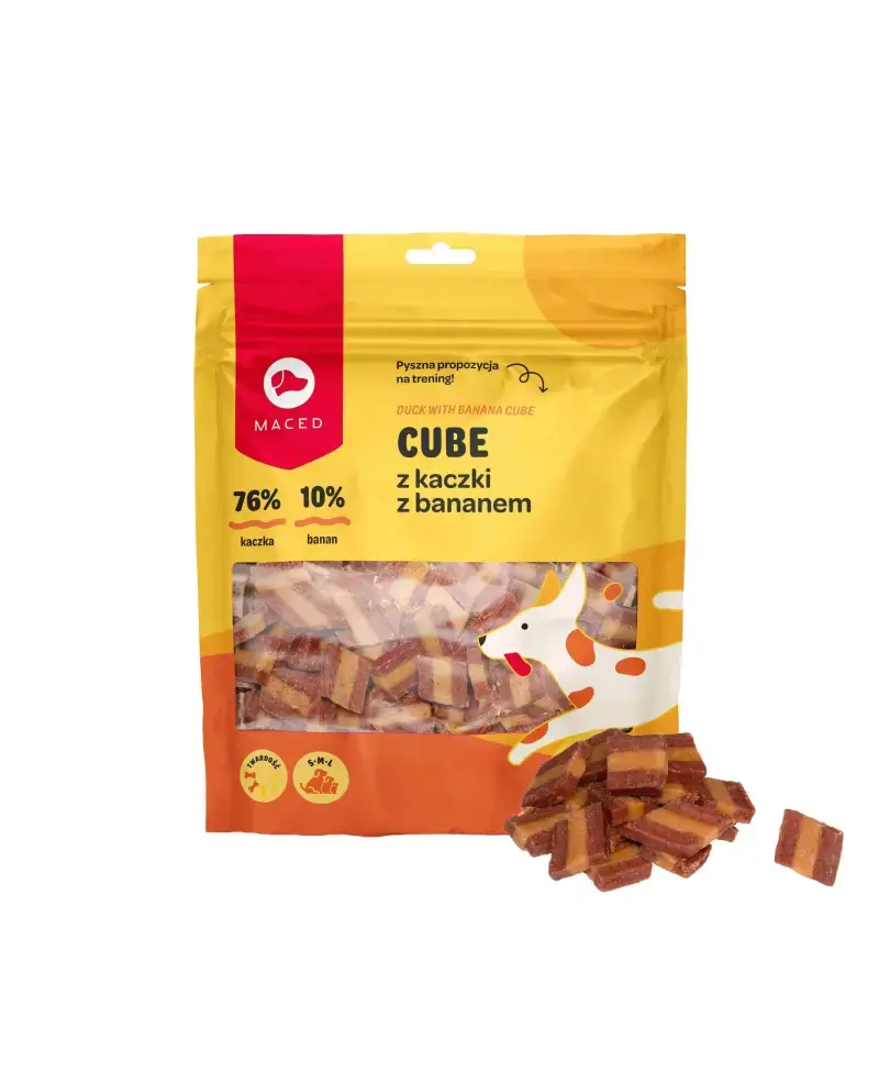 Cube Kaczka z bananem 500g