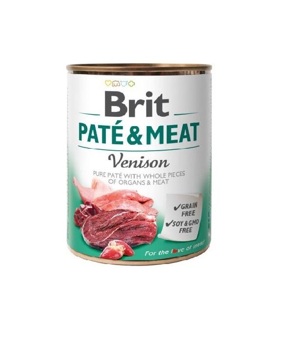 BRIT PATE & MEAT VENISON 800G
