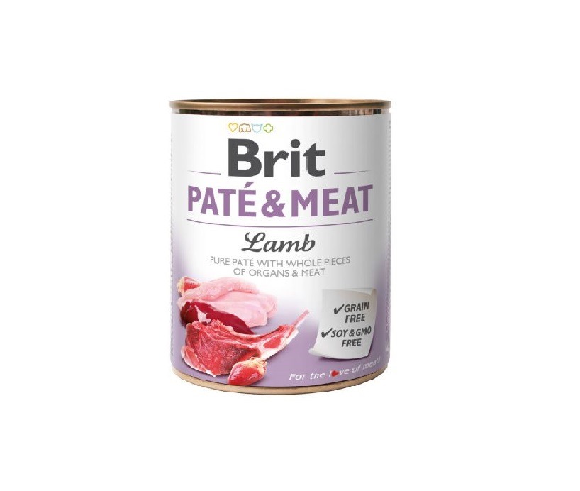 BRIT PATE & MEAT LAMB 800G