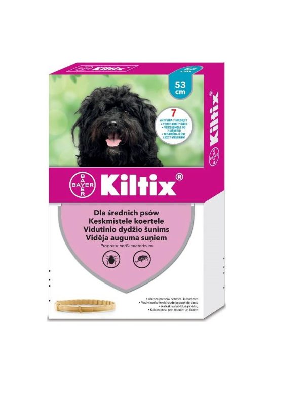 Bayer Kiltix dla średnich psów 53 cm