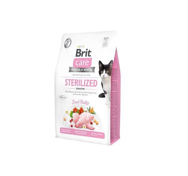 Brit Care Cat Sterilized Sensitive Fresh Rabbit 2kg