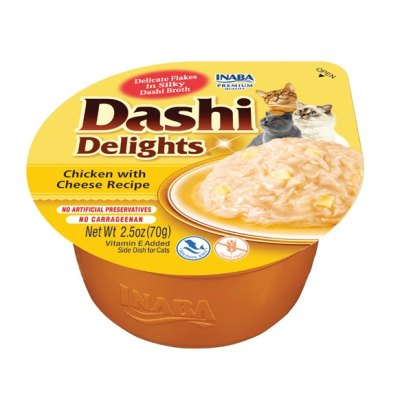 Inaba Cat Dashi Delights kurczak z serem 70g