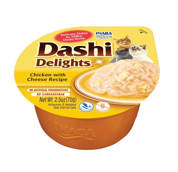 Inaba Cat Dashi Delights kurczak z serem 70g