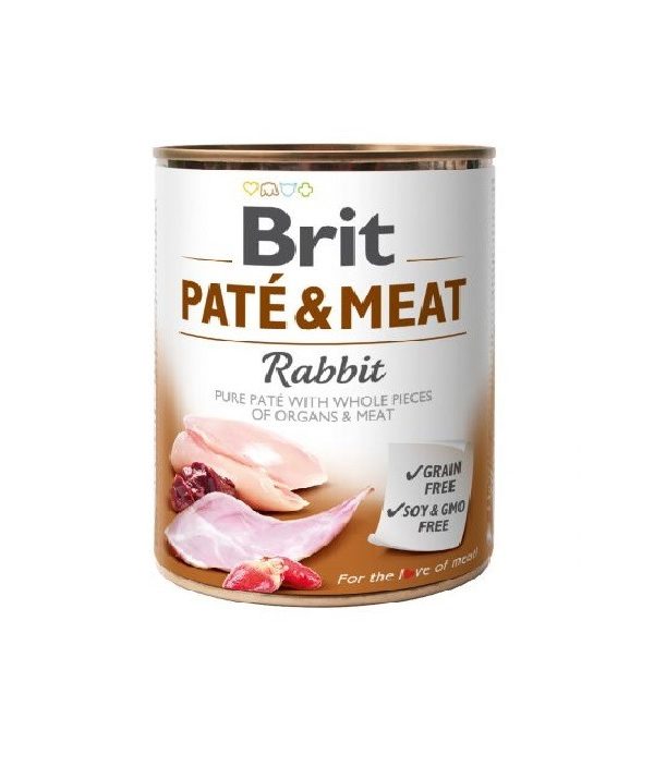 BRIT PATE & MEAT RABBIT 800G