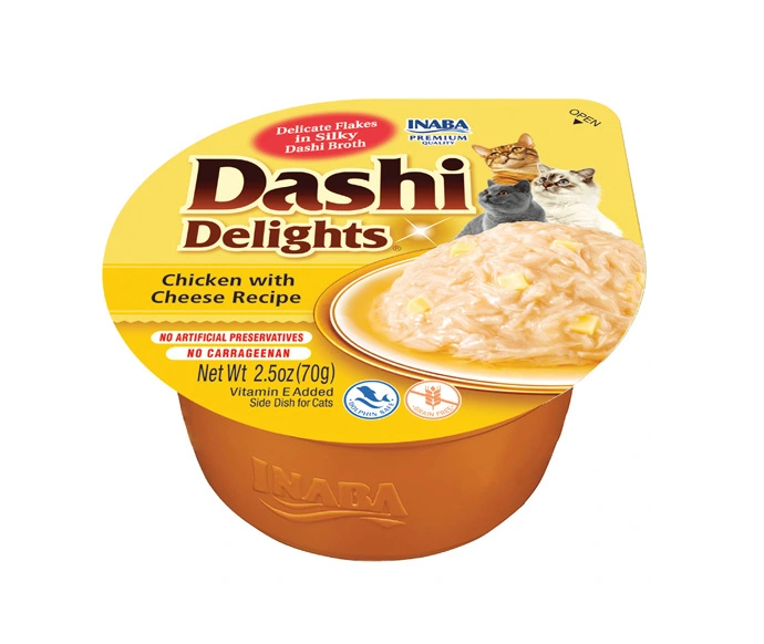 Inaba Cat Dashi Delights kurczak z serem 70g