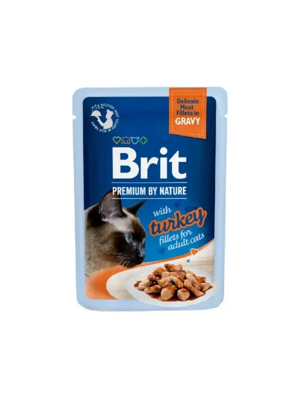 Brit Cat Pouch Fillets with Turkey 85g