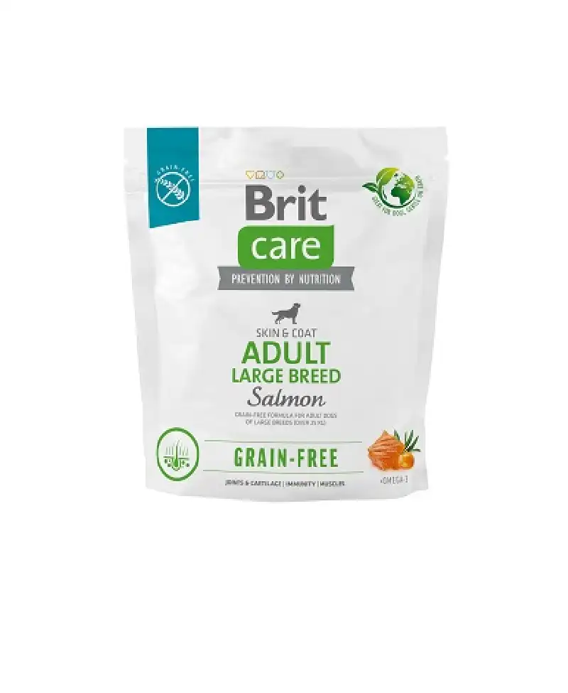 Brit Care Dog Grain Free Adult Large Salmon 1kg
