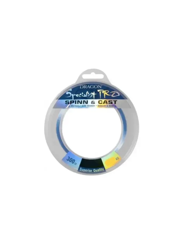 Żyłka SPECIALIST Pro SPINN & CAST 300 m 0.18 mm/4.90 kg jasnoniebieska DRAGON