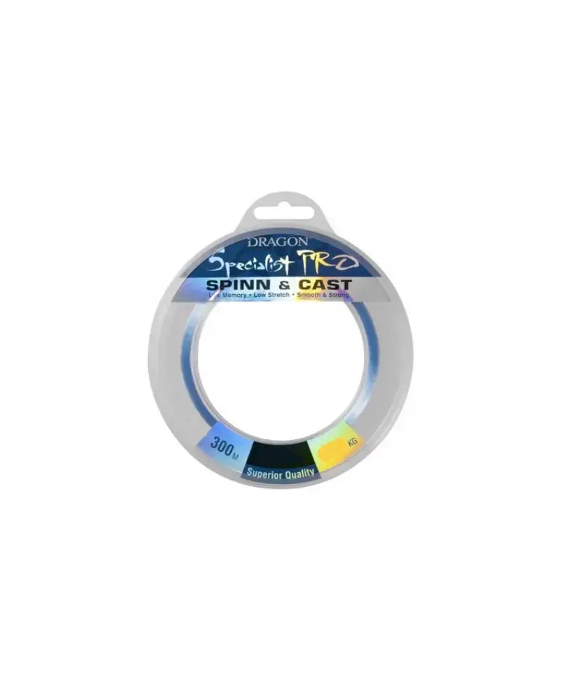 Żyłka SPECIALIST Pro SPINN & CAST 300 m 0.18 mm/4.90 kg jasnoniebieska DRAGON