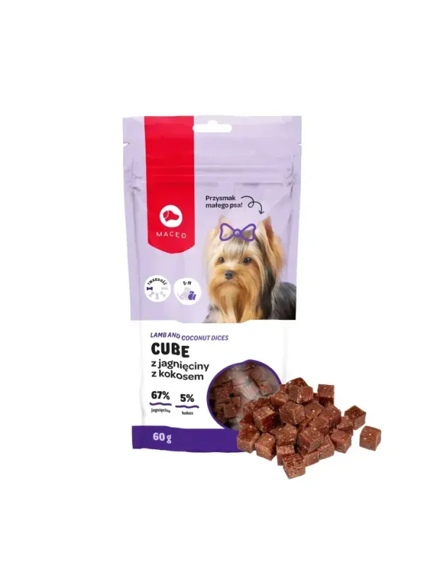 Cube z jagnięciny z kokosem 60g
