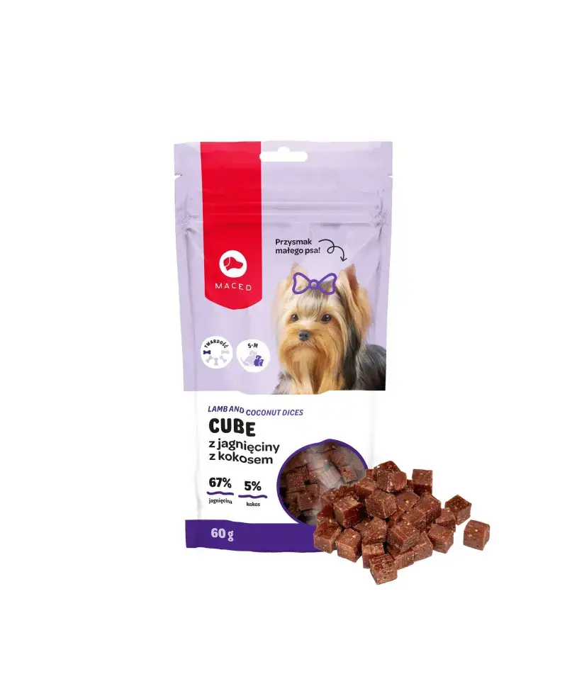 Cube z jagnięciny z kokosem 60g