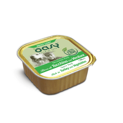 Oasy Deliziozo Tasty Pate Adult Light in Fat150G