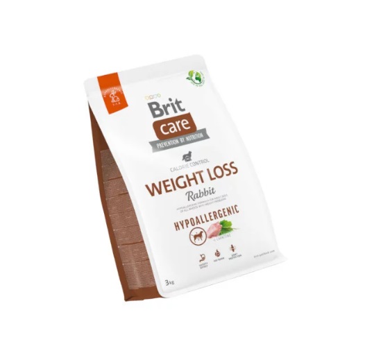 Brit Care Dog Hypoallergenic Weight Loss Rabbit 3kg