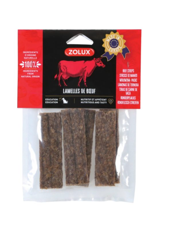 ZOLUX Paski z wołowiny 100g