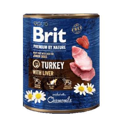 Brit Premium by Nature Turkey With Liver 800g
